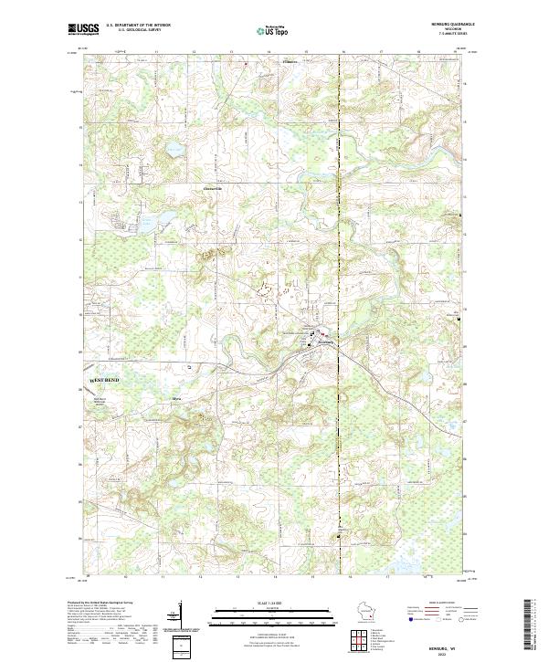 USGS Topographic Map – Newburg