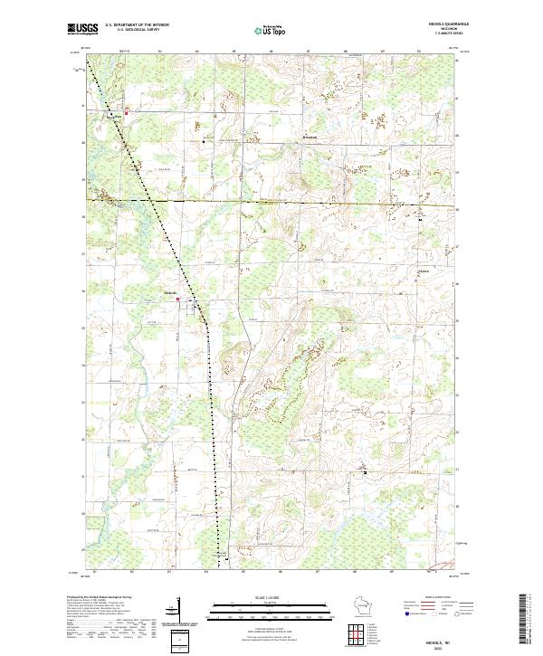USGS Topographic Map – Nichols