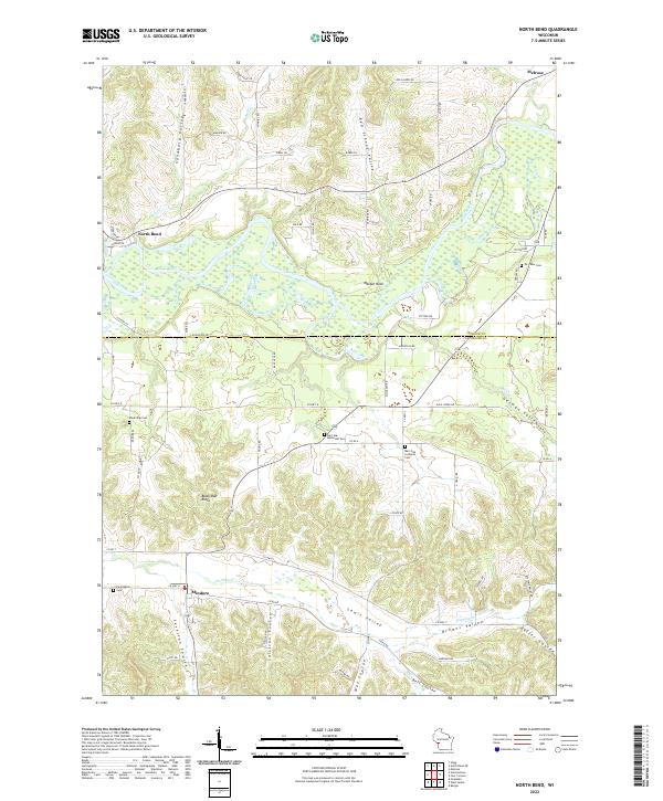 USGS Topographic Map – North Bend