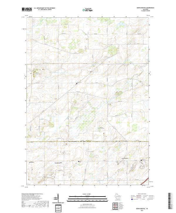 USGS Topographic Map – North Bristol
