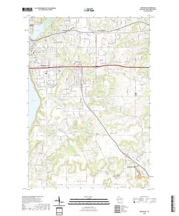 USGS Topographic Map – Northline