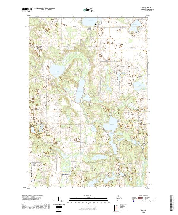 USGS Topographic Map – Nye