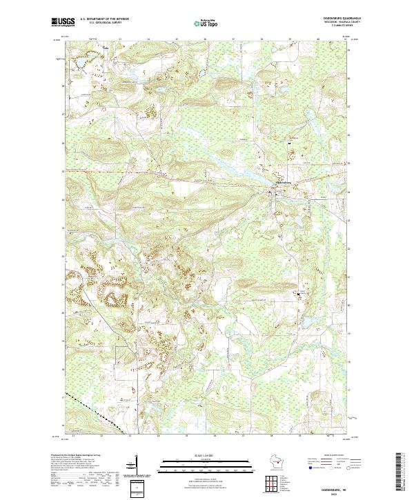 USGS Topographic Map – Ogdensburg
