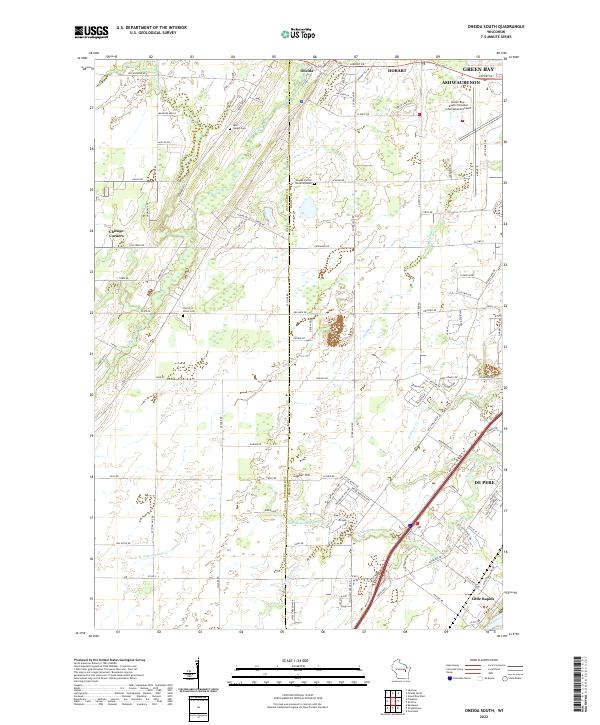 USGS Topographic Map – Oneida South