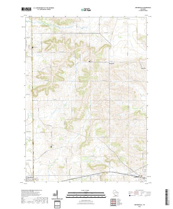 USGS Topographic Map – Orfordville