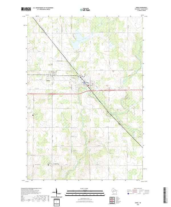 USGS Topographic Map – Owen