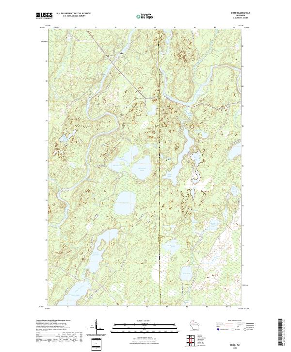 USGS Topographic Map – Oxbo