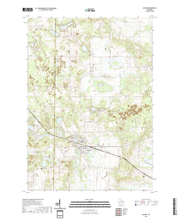USGS Topographic Map – Oxford