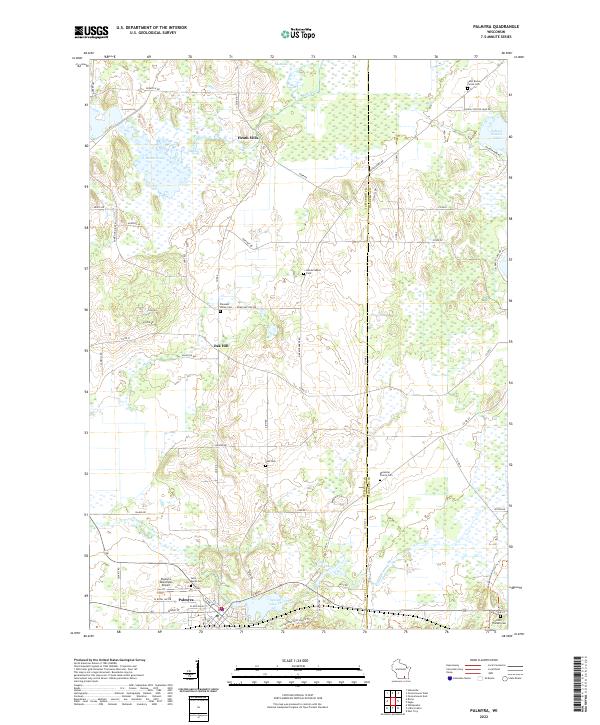USGS Topographic Map – Palmyra