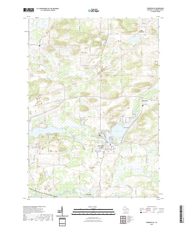 USGS Topographic Map – Pardeeville