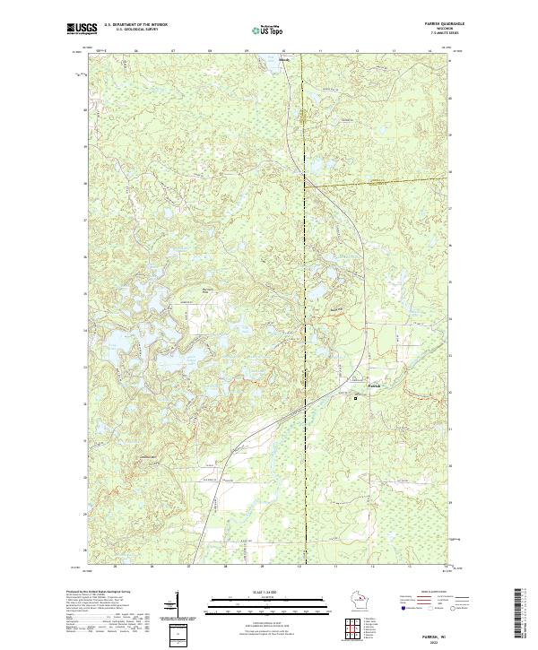 USGS Topographic Map – Parrish