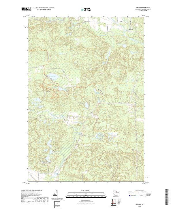 USGS Topographic Map – Pearson