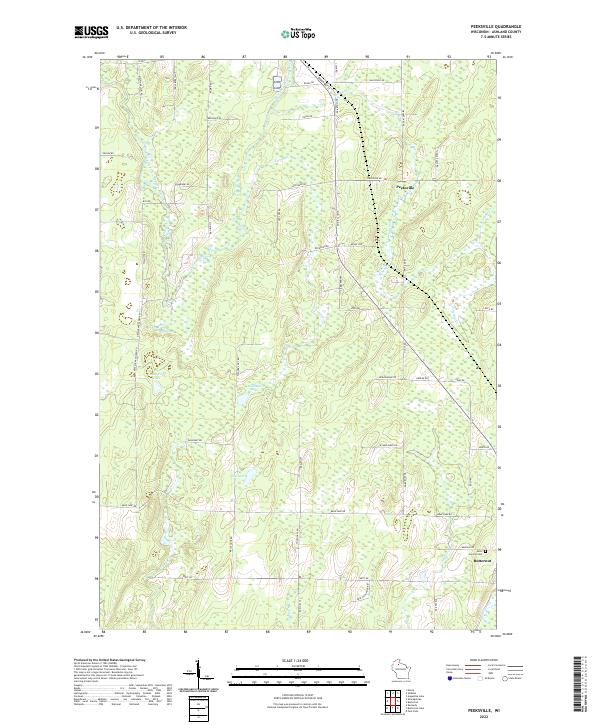 USGS Topographic Map – Peeksville