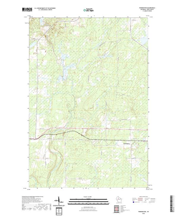 USGS Topographic Map – Pennington