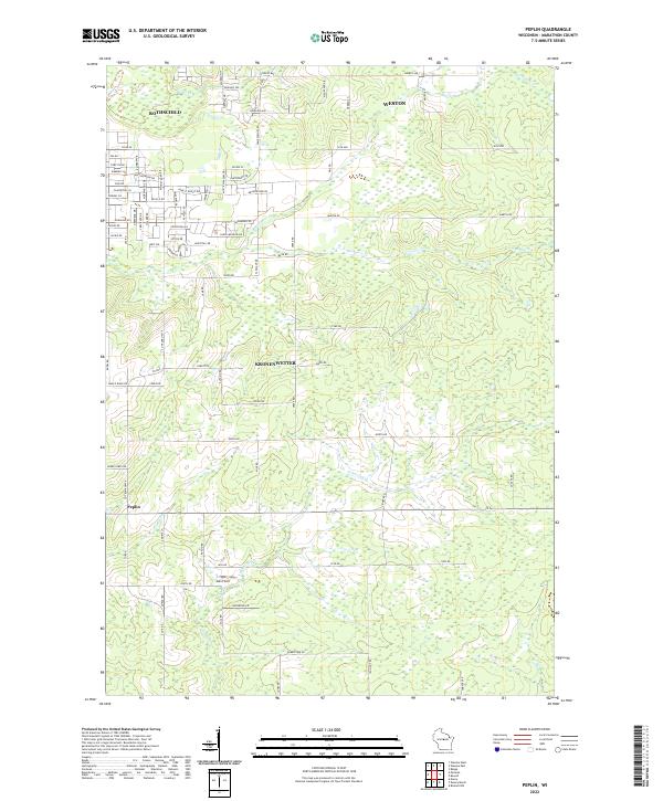 USGS Topographic Map – Peplin