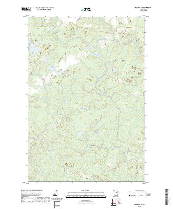 USGS Topographic Map – Perote Lake