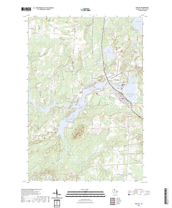 USGS Topographic Map – Phillips