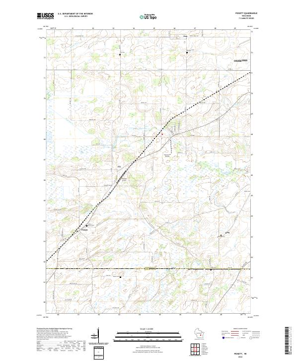 USGS Topographic Map – Pickett