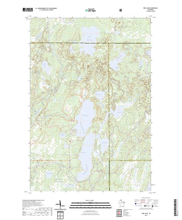 USGS Topographic Map – Pike Lake