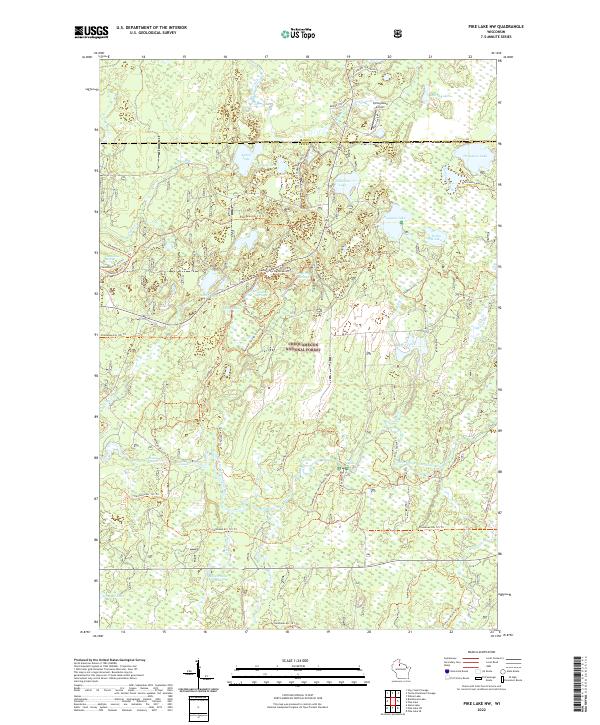 USGS Topographic Map – Pike Lake NW