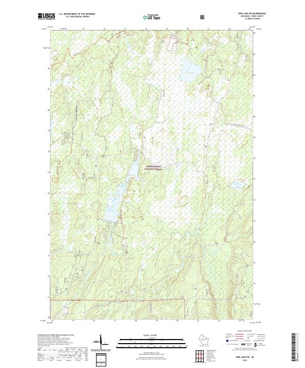 USGS Topographic Map – Pike Lake SW