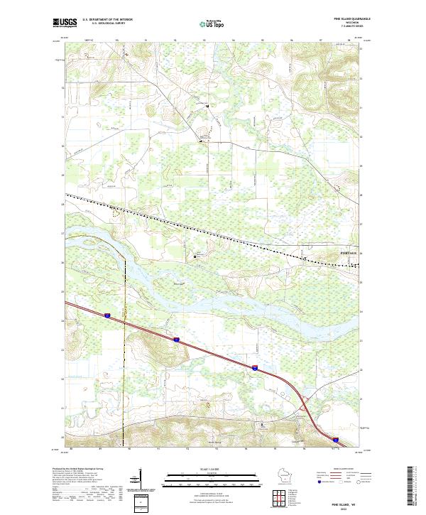 USGS Topographic Map – Pine Island