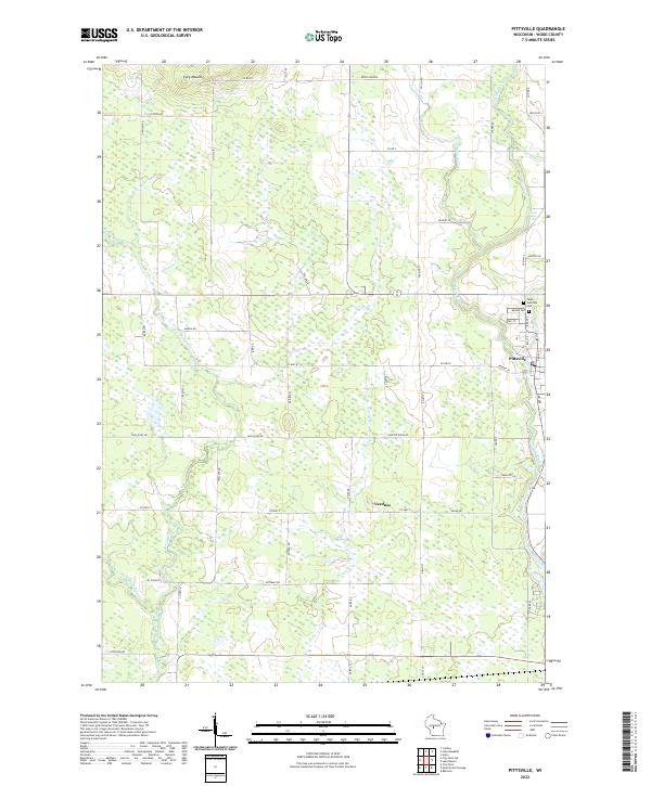 USGS Topographic Map – Pittsville