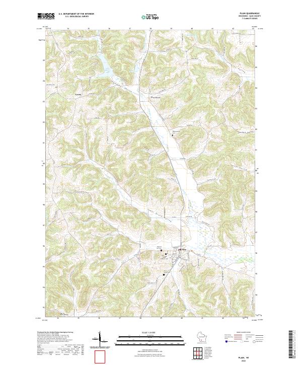 USGS Topographic Map – Plain