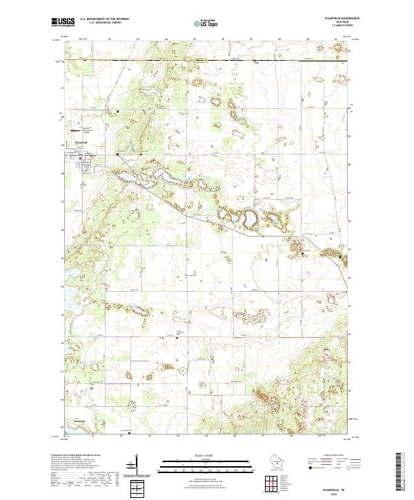 USGS Topographic Map – Plainfield
