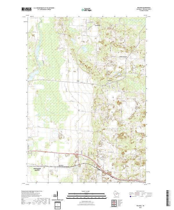 USGS Topographic Map – Polonia