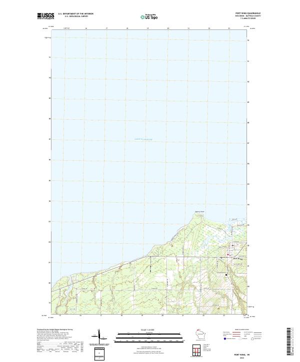 USGS Topographic Map – Port Wing