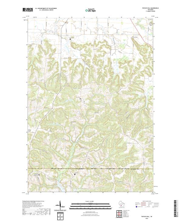 USGS Topographic Map – Potato Hill