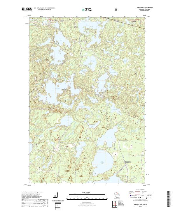 2022 Map of Presque Isle, 2022 Print