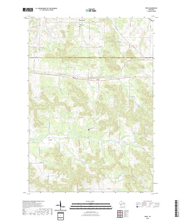 USGS Topographic Map – Price