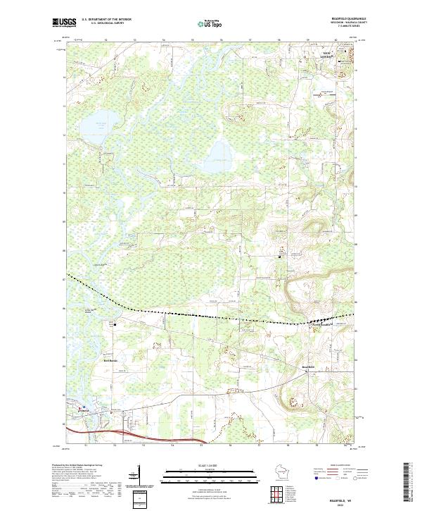 USGS Topographic Map – Readfield