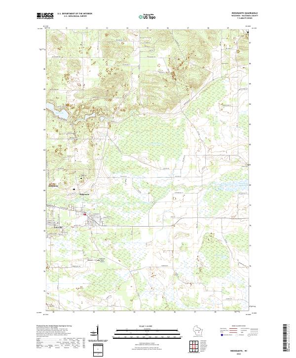USGS Topographic Map – Redgranite