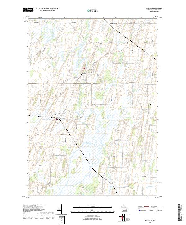 USGS Topographic Map – Reeseville