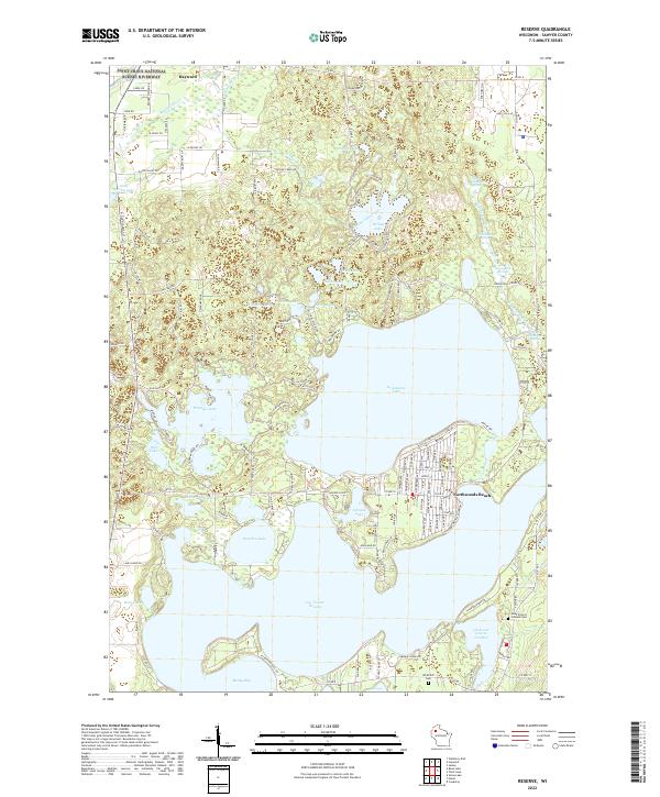 USGS Topographic Map – Reserve