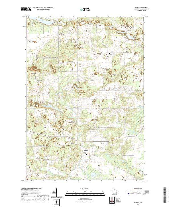 USGS Topographic Map – Richford