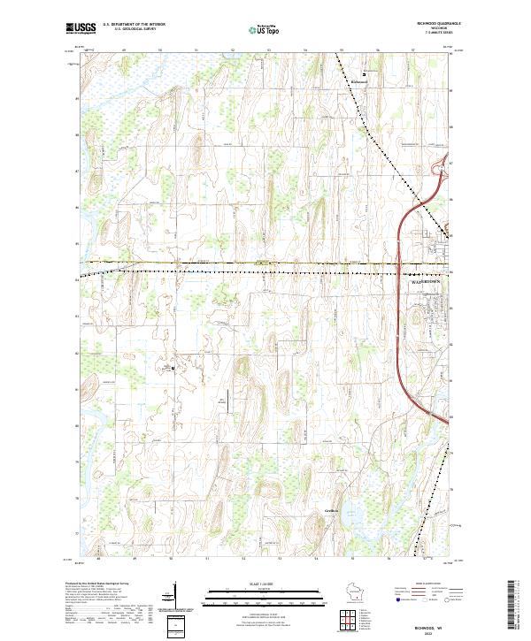 USGS Topographic Map – Richwood
