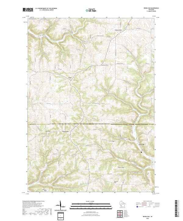 USGS Topographic Map – Rising Sun
