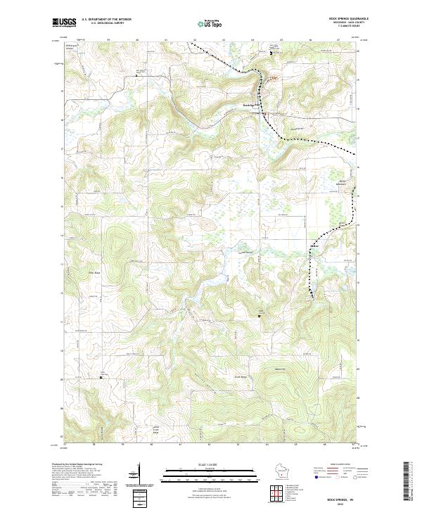 USGS Topographic Map – Rock Springs