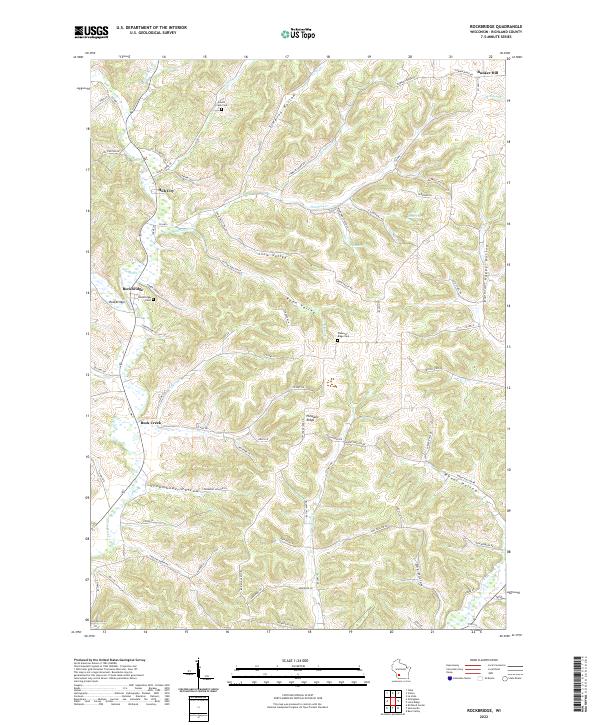 USGS Topographic Map – Rockbridge