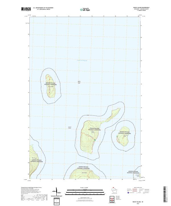 USGS Topographic Map – Rocky Island