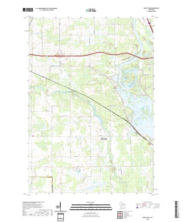 USGS Topographic Map – Rocky Run
