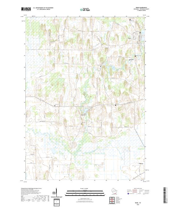 USGS Topographic Map – Rome