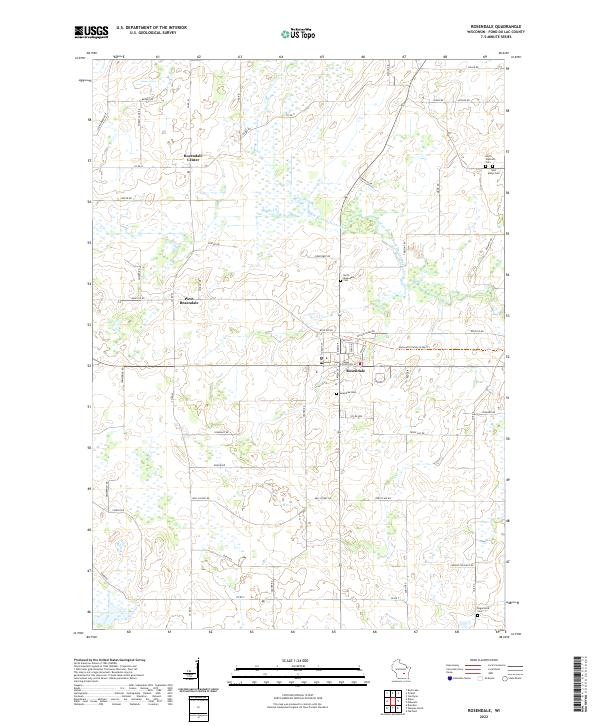 USGS Topographic Map – Rosendale