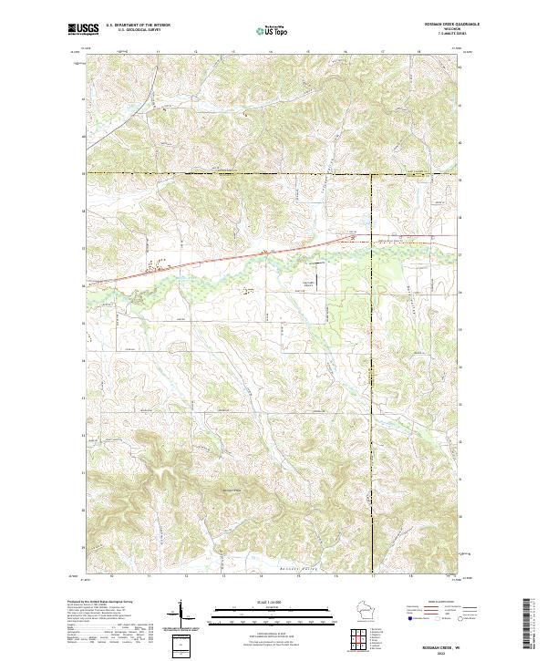 USGS Topographic Map – Rossman Creek