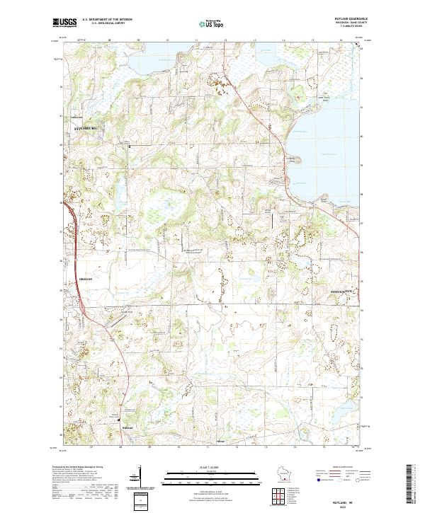 USGS Topographic Map – Rutland