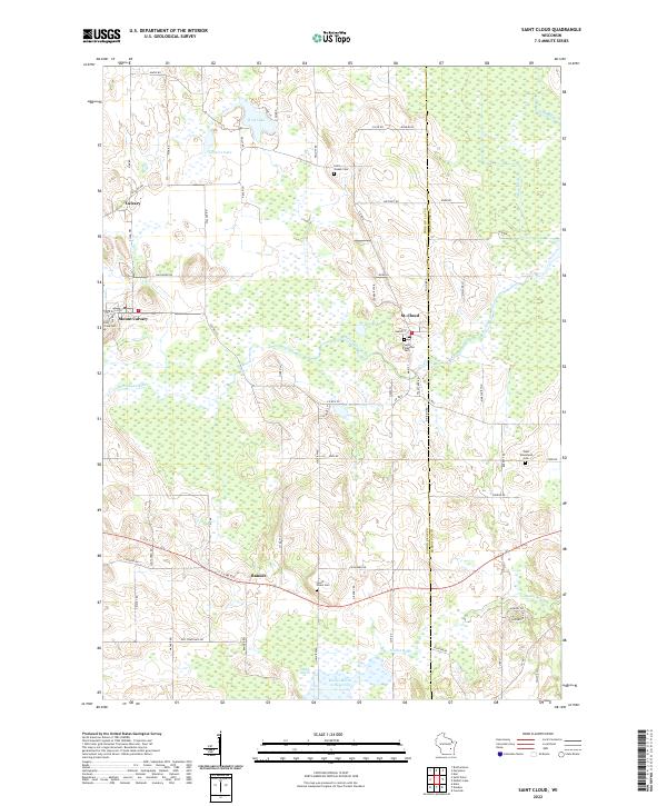 USGS Topographic Map – Saint Cloud